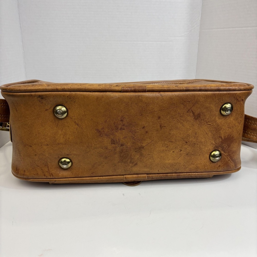 Vintage Argosy By Invicta Brown Retro Carry On Bag Luggage Weekender Retro - Picture 12 of 14